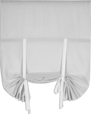 Bändchenraffrollo Raffrollo grau BxH 80x135cm 4033 Bändchenraffrollo Raffrollo grau BxH 80x135cm 4033