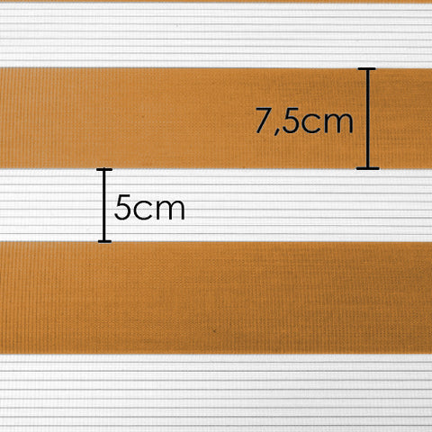 Klemmfix Click 3 in1 Doppelrollo nach Maß orange