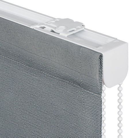 Premium Raffrollo City 7710 - nach Maß dunkelbraun Premium Raffrollo City 7710 - nach Maß dunkelbraun