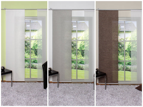 Schiebevorhang Querstreifen versteift in 60x245cm Schiebevorhang Querstreifen versteift in 60x245cm