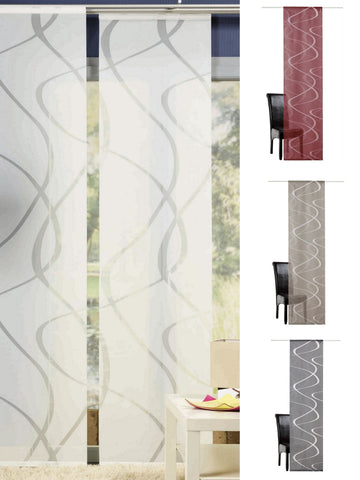 Schiebevorhang Wave BxH 60x245cm in wollweiß Schiebevorhang Wave BxH 60x245cm in wollweiß