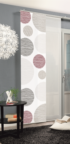 Flächenvorhang Borden bordeaux BxH 60x245cm Flächenvorhang Borden bordeaux BxH 60x245cm