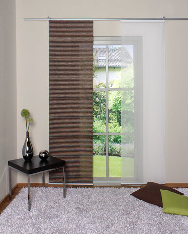 Schiebevorhang Querstreifen versteift in 60x245cm Schiebevorhang Querstreifen versteift in 60x245cm