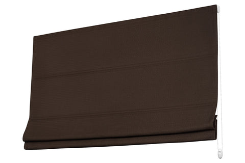 Premium Raffrollo City 7710 - nach Maß dunkelbraun Premium Raffrollo City 7710 - nach Maß dunkelbraun