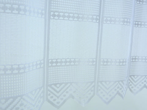 Scheibengardine Jacquard nach Maß Scheibengardine Jacquard nach Maß