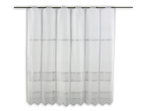 Scheibengardine Jacquard nach Maß Scheibengardine Jacquard nach Maß