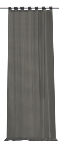 Schlaufenschal Voile grau BxH 140x245cm
