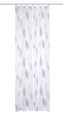 Schlaufenschal Paolo Voile stein BxH 140x225/245cm