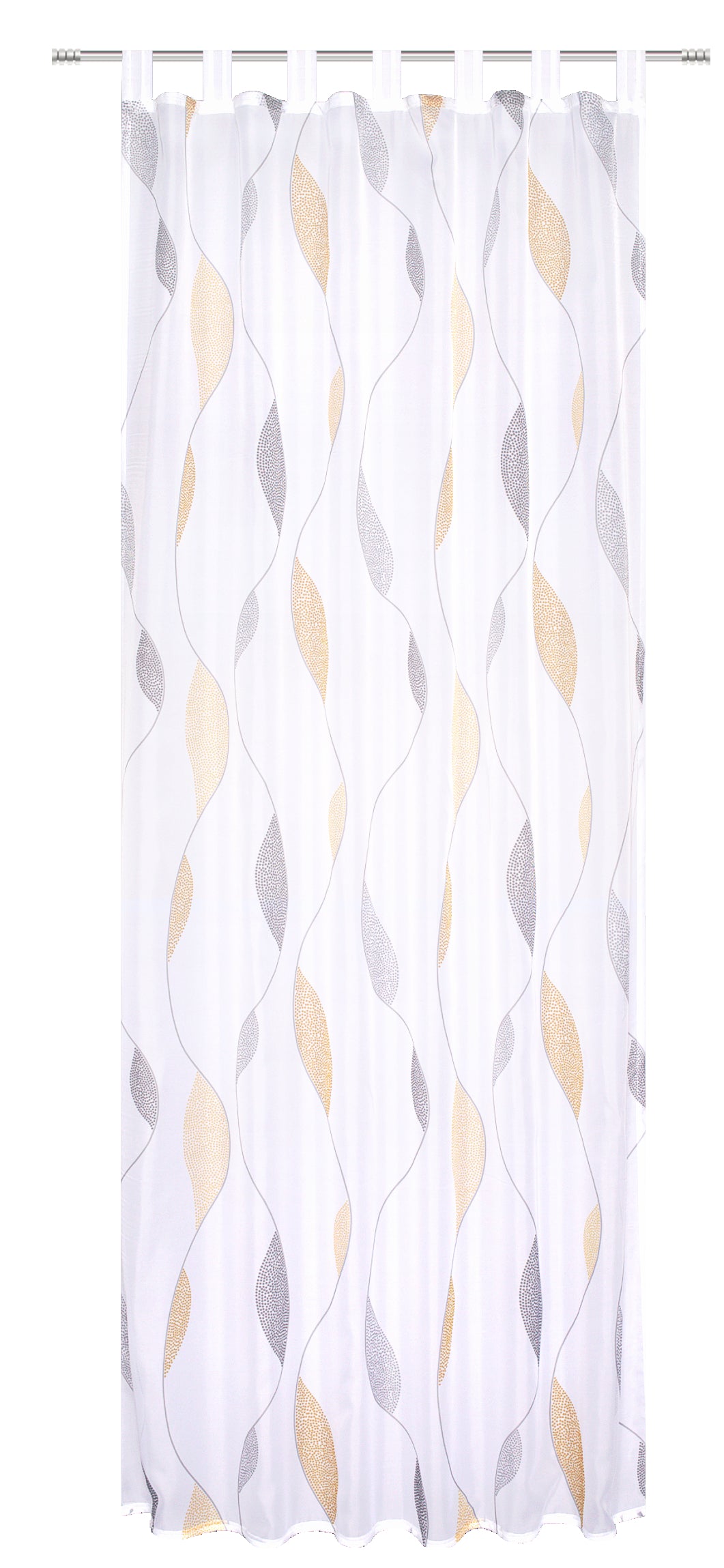 Schlaufenschal Paolo Voile gelb BxH 140x225/245cm