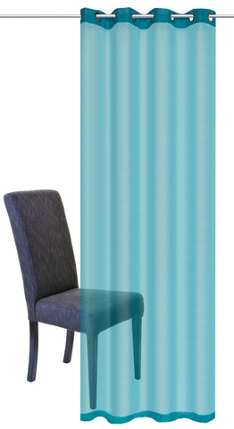Ösenschal "Dolly" türkis BxH 140x245cm