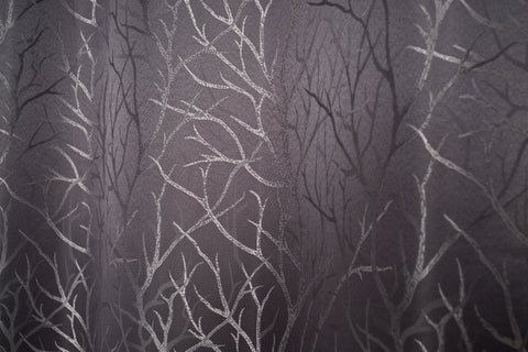 Ösenschal mit Musterung anthrazit BxH 140x245cm