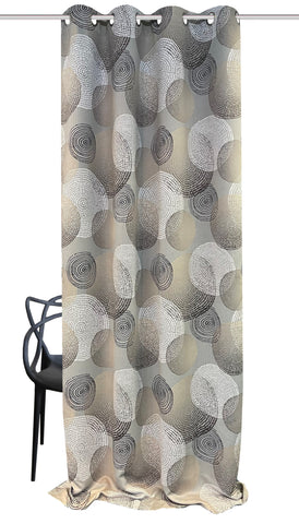 Ösenschal Ginny natur BxH 135x245cm Verdunkelungsvorhang bedruckt