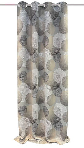 Ösenschal Ginny natur BxH 135x245cm Verdunkelungsvorhang bedruckt
