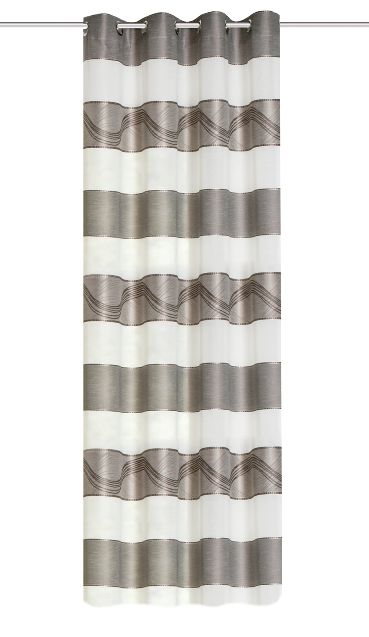 Ösenschal "Susa" stein BxH 140x245cm
