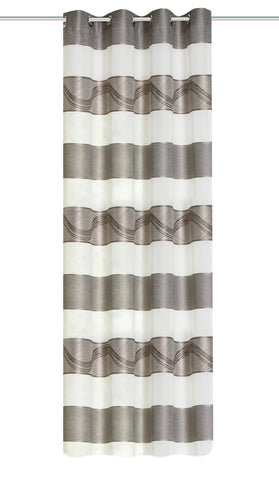 Ösenschal "Susa" stein BxH 140x245cm