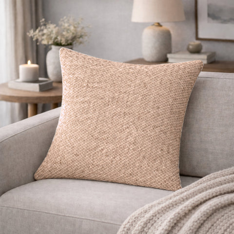 Kissenhülle Struktur Leinen "Fjella" creme 40x40 oder 50x50cm