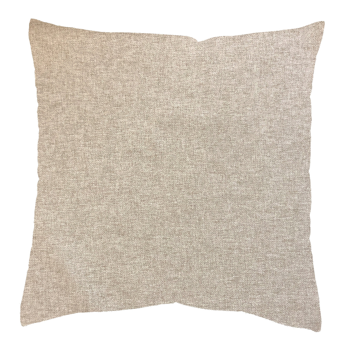 Kissenhülle Dekostoff uni "Lucio" beige 40x40 oder 50x50cm