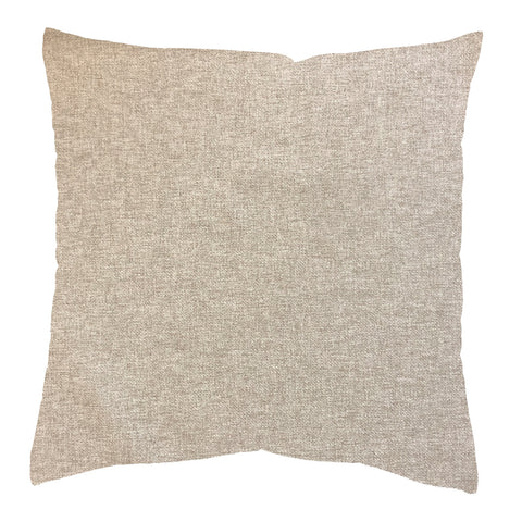 Kissenhülle Dekostoff uni "Lucio" beige 40x40 oder 50x50cm