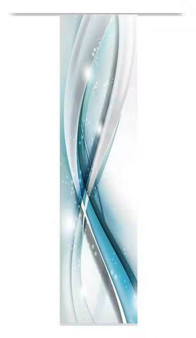 Flächenvorhang Gliwe aqua BxH 60x245cm