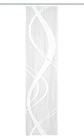 Schiebevorhang "Tibaso" Welle Jacquard transparent BxH 57x245cm