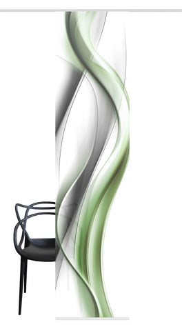 Flächenvorhang Vision S Cara grün BxH 60x260cm