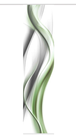 Flächenvorhang Vision S Cara grün BxH 60x260cm