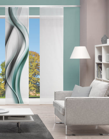Flächenvorhang Vision S Cara mint BxH 60x260cm