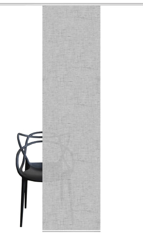 Flächenvorhang Pive silber BxH 60x245cm