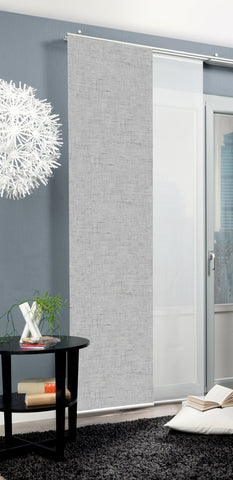 Flächenvorhang Pive silber BxH 60x245cm