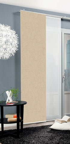 Flächenvorhang Pive sand BxH 60x245cm