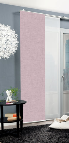 Flächenvorhang Pive rose BxH 60x245cm
