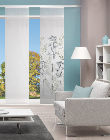 Flächenvorhang Vision S Helvin grau BxH 60x260cm