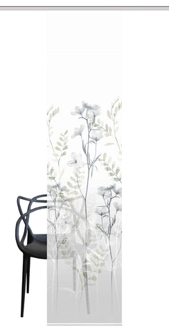 Flächenvorhang Vision S Helvin grau BxH 60x260cm
