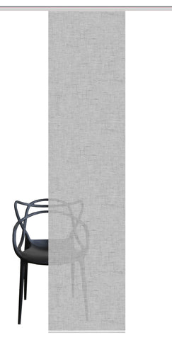 Flächenvorhang Vision S Pive silber BxH 60x260cm