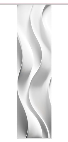 Flächenvorhang Jair grau BxH 60x245cm