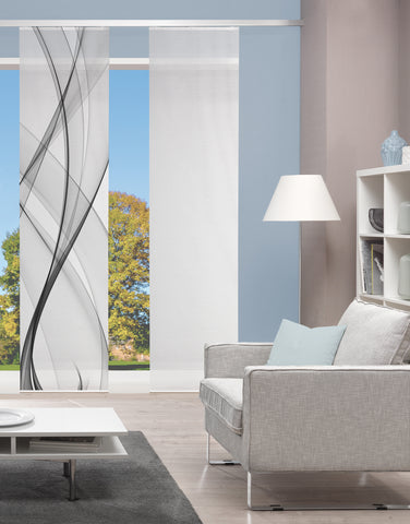 Flächenvorhang Vision S Pacolia grau BxH 60x260cm