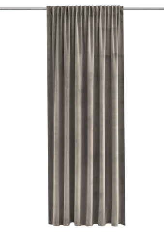 Thermoschal "Tarek" Samt grau BXH 135x245cm