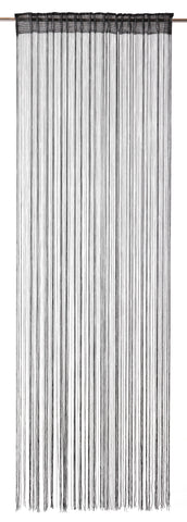 Fadenvorhang "Simino" schwarz BxH 145x245cm