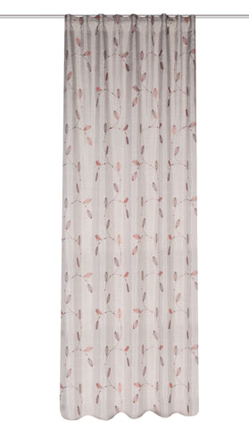 Fertigschal "Foglio" Leinenoptik natur BxH 140x245cm