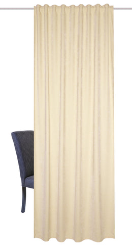 Fertigschal "Wolly" Chenille creme BxH 135x245cm