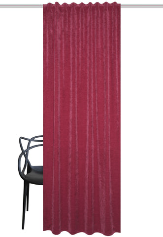 Fertigschal "Wolly" Chenille bordeaux BxH 135x245cm