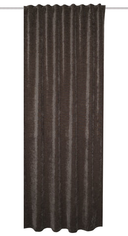 Fertigschal "Wolly" Chenille stein BxH 135x245cm