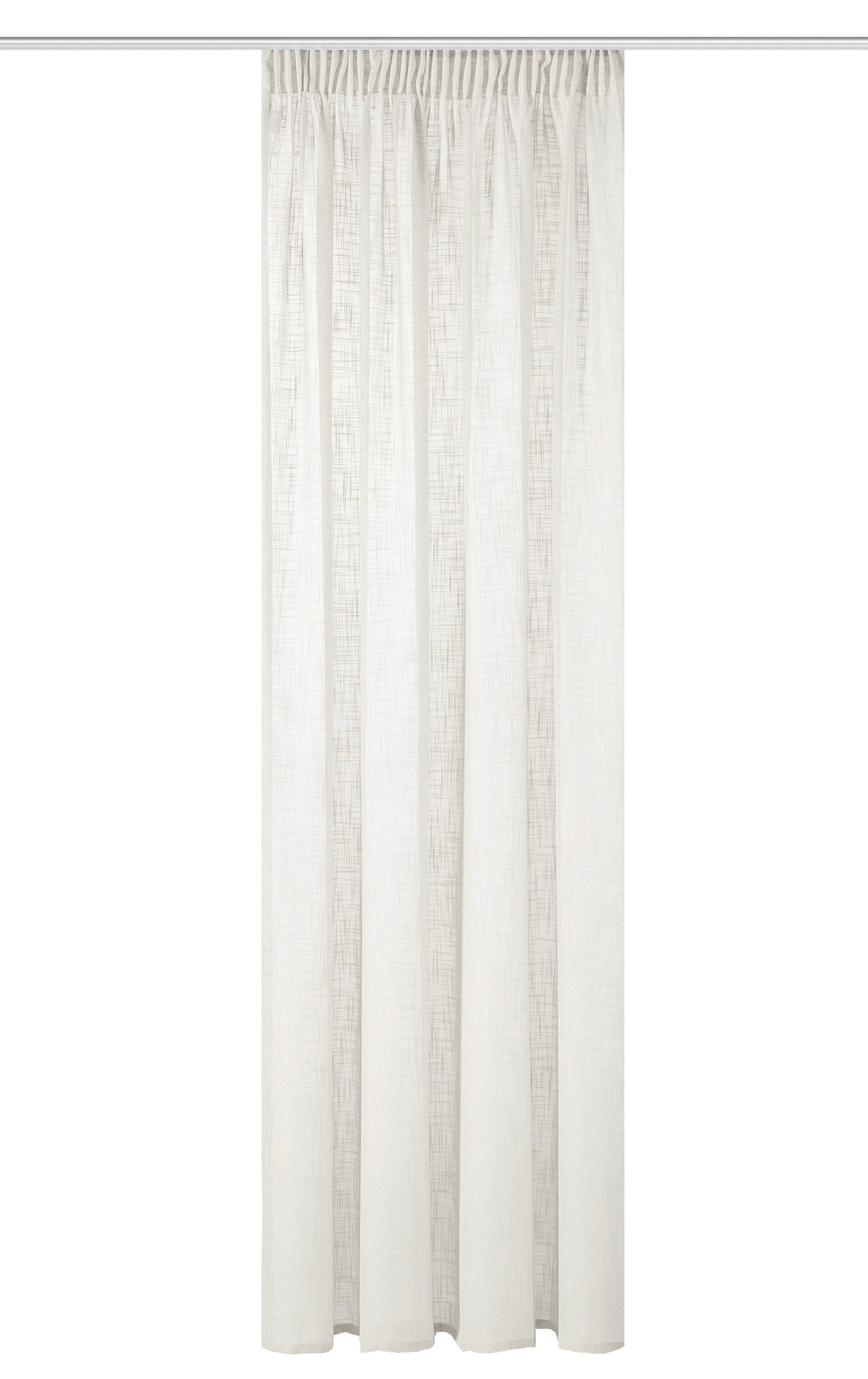 Fertigschal "Softy" Leinen wollweiss BxH 140x160/225/245cm