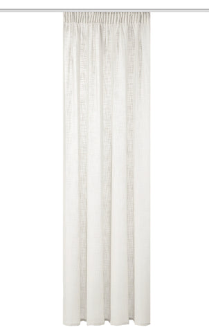 Fertigschal "Softy" Leinen wollweiss BxH 140x160/225/245cm