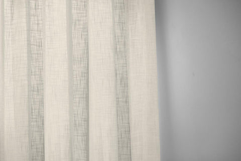Fertigschal "Softy" Leinen taupe BxH 140x160/225/245cm