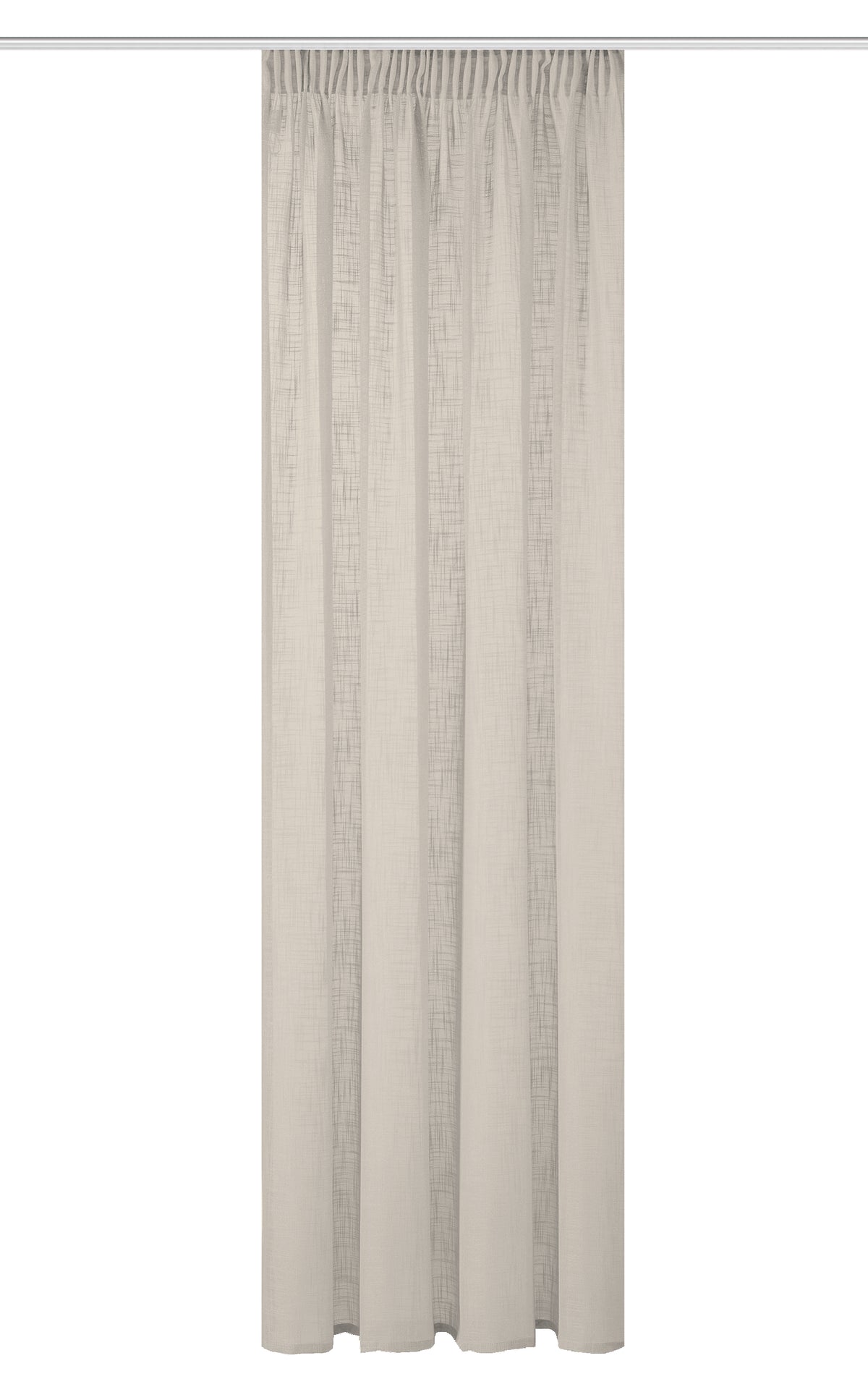 Fertigschal "Softy" Leinen taupe BxH 140x160/225/245cm