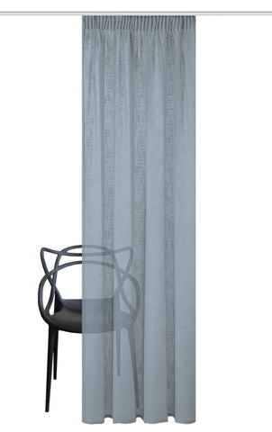 Fertigschal "Softy" Leinen grau BxH 140x160/225/245cm