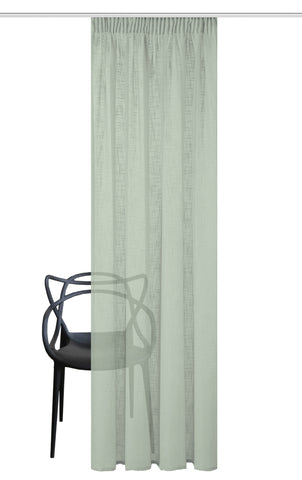 Fertigschal "Softy" Leinen salbei BxH 140x160/225/245cm