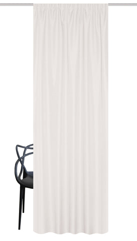 Thermoschal "Pellu" Chenille wollweiß BXH 135x245cm