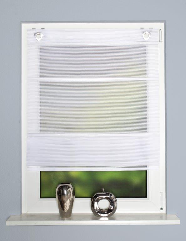 Magnetrollo Bambusoptik weiß 45/60/70/80/100x130/210cm